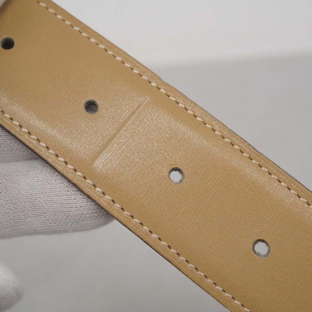 Hermes Hermès Constance Belt, Box Calf, Brown/Beige, B Stamp, Men's/Women's - Picture 8 of 9